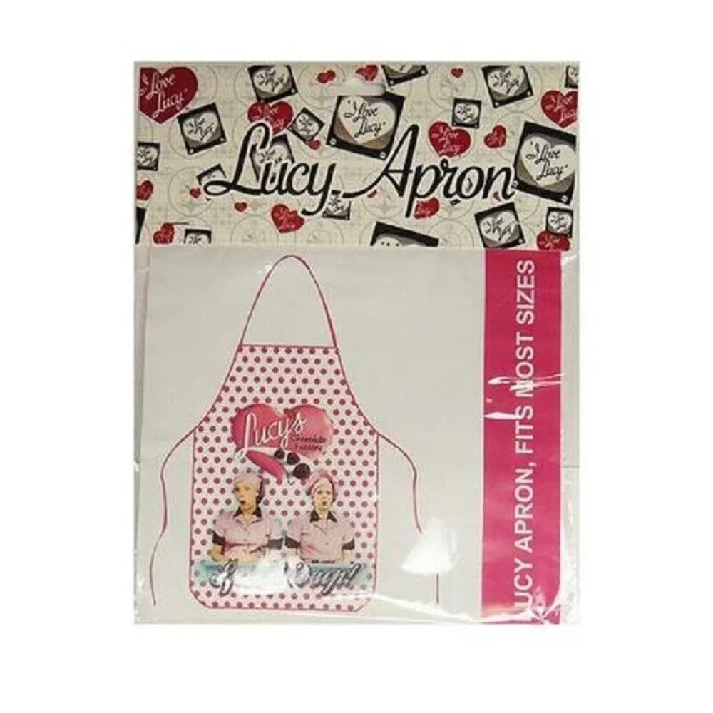 New I Love Lucy Apron Kitchen Cooking Gift Chocolate Factory Lucille Ball Oven - Picture 3 of 4